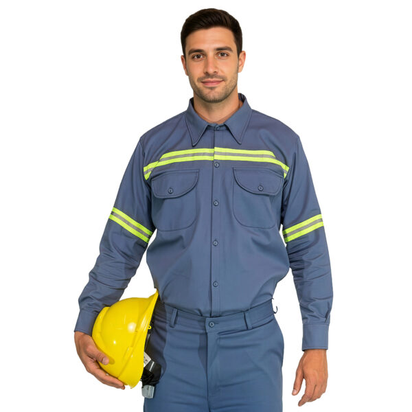 Camisa de Trabajo Waltsafe Alta Visibilidad - Hombre